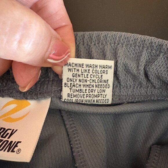 Energy Zone Mens Athletic Pants Size XL Gray Side Stripes Track Gym Casual Comfy - Picture 4 of 8